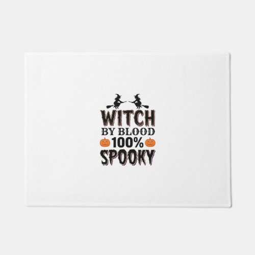 Witch DNA Design Spooky Halloween Humor_1 Doormat