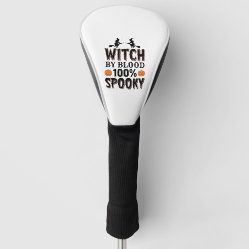 Witch DNA Design Spooky Halloween Humor_1 Golf Head Cover