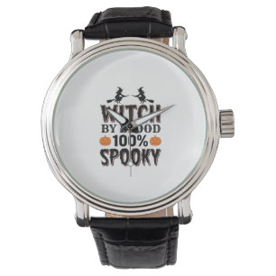 Witch DNA Design Spooky Halloween Humor_1 Watch