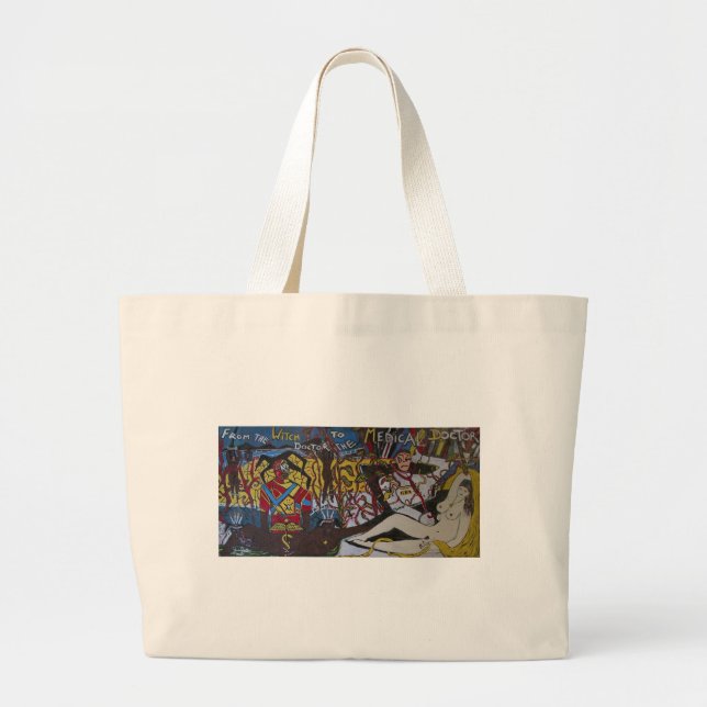 WITCH DOCTOR LARGE TOTE BAG (Front)