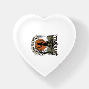 Witch Drinking Shirt Sips and Spells Vintage Hallo Paperweight