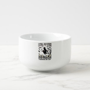 Witch Driving Pun Shirt Funny Vintage Halloween Gr Soup Mug
