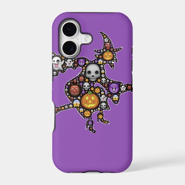 witch emoji iphone case (Back)