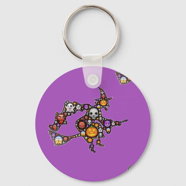 witch emoji keychain (Front)