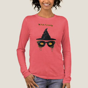 Witch Energy - Orange/Witchy Eyes Tri-Blend Shirt