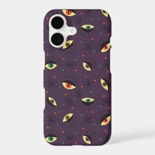 Witch Eyes Dark Gothic Occult Pattern iPhone 17 Case