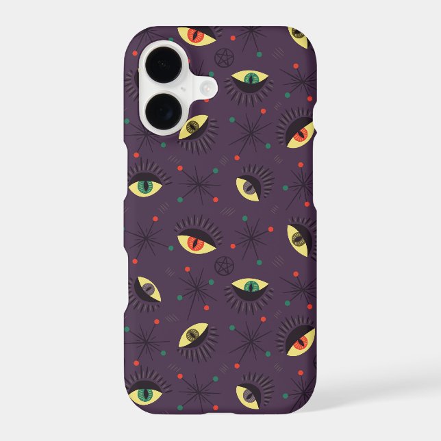 Witch Eyes Dark Gothic Occult Pattern Iphone Case (Back)