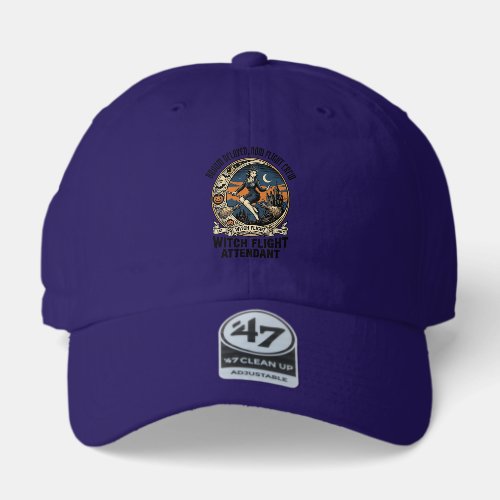 Witch flight attendant Halloween broom broke desig 47 Brand Hat
