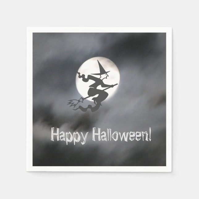 Witch Full Moon Napkins (Front)