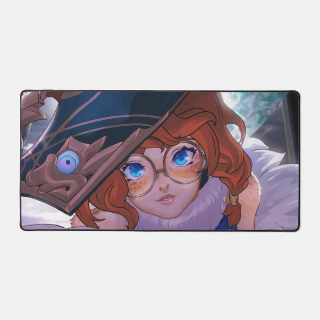 Witch Gaming Desk Mat | Customizable Deskmat (Front)