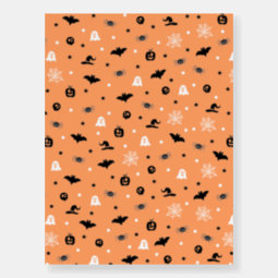 Witch Ghost Happy Halloween Baby Shower Welcome Foam Board | Zazzle