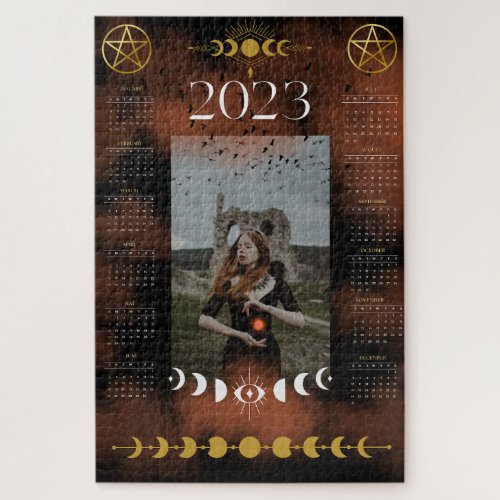  Witch girl 2023 calendar Jigsaw Puzzle