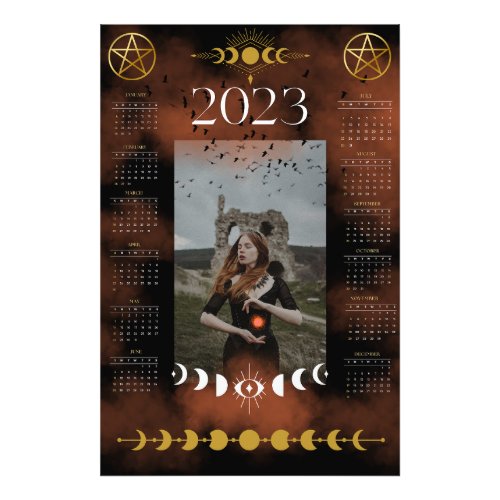  Witch girl 2023 calendar  Photo Print