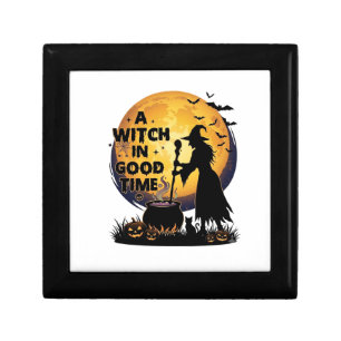 Witch Good Time Halloween Moon Cauldron_1 Gift Box