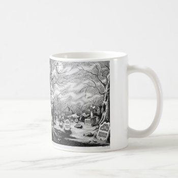 Witch & Graveyard Coffee Mug by 1313monsterway at Zazzle