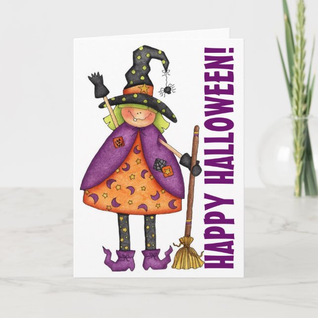 Witch - Greeting Card (Front)