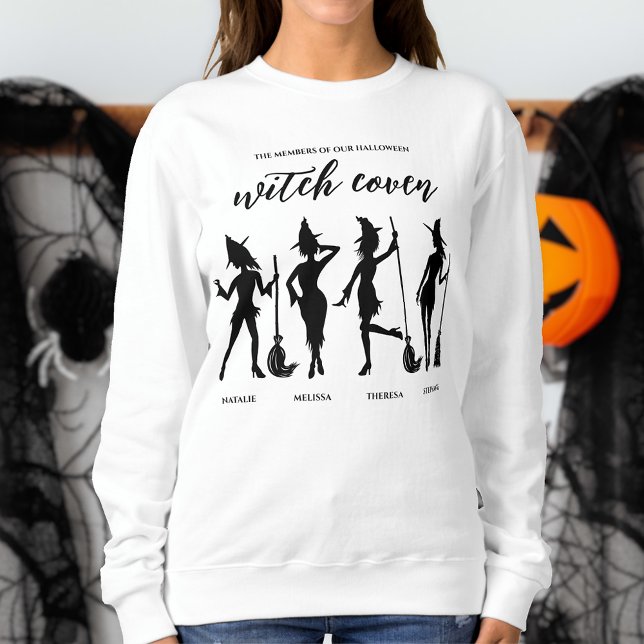 Witch Group Friendship Shirt For Four Halloween (Creator Uploaded)