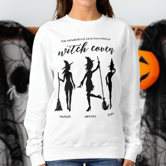 Witch Group Friendship Shirt For Three Halloween