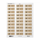 Pastel Oil Paint Brush Strokes Return Address Labels, Personalized Self