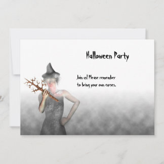Witch - Halloween Party Invitation