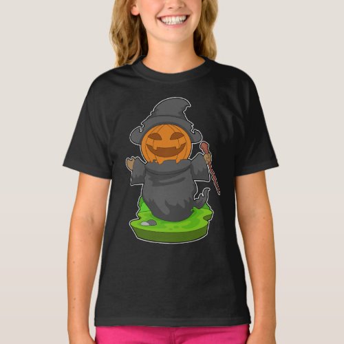 Witch Halloween Pumpkin T_Shirt