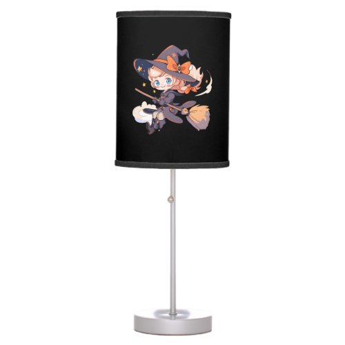 Witch Halloween Table Lamp