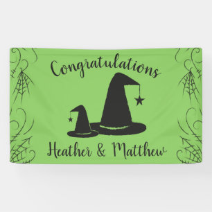 Witch Hat Baby Shower Halloween Banner