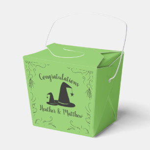 Witch Hat Baby Shower Halloween Favor Boxes