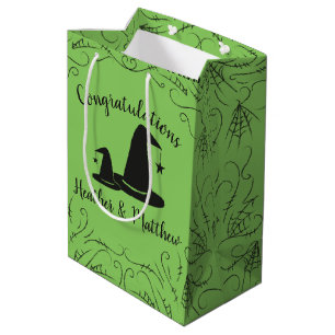 Witch Hat Baby Shower Halloween Medium Gift Bag