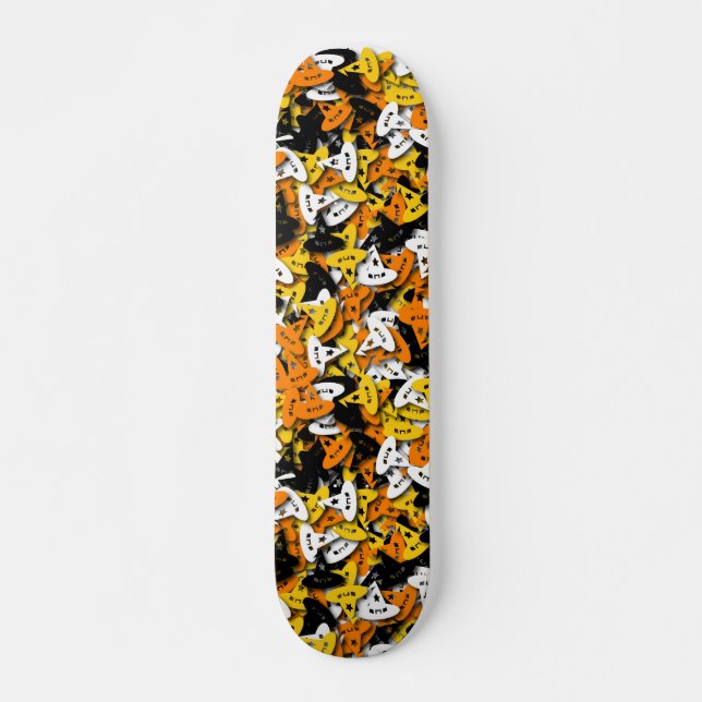Witch Hat Confetti Skateboard Deck (Front)