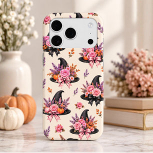 Witch Hat Floral Halloween Gothic Cottagecore iPhone 17 Pro Case