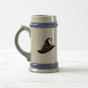 Witch Hat Halloween  Beer Stein