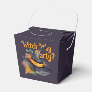 Witch Hat Halloween Party Favor Boxes