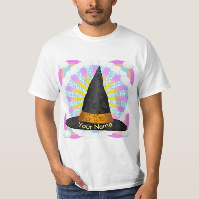 Witch Hat Moon  Witch  custom t-shirts (Front)
