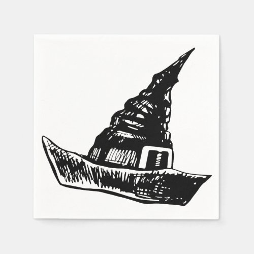 Witch hat paper napkins