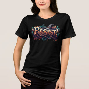 Witch Hat RESIST, Join the Witch Resistance Tri-Blend Shirt