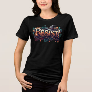 Witch Hat RESIST, Join the Witch Resistance Tri-Blend Shirt