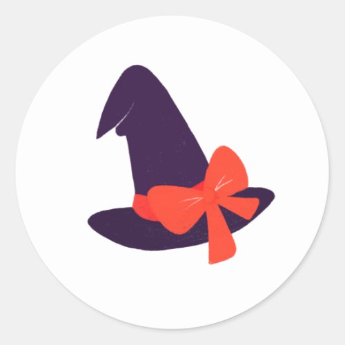 Witch hat sticker