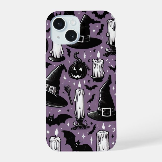 Witch Hats & Bats Iphone Case (Back)