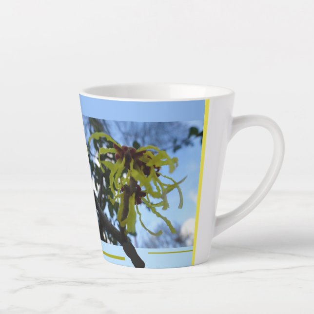 Witch Hazel Collage Latte Mug (Right)