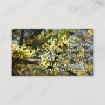 Witch Hazel Flowers Business Card