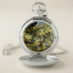 Witch Hazel Flowers Pocket Watch
