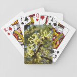 Witch Hazel Flowers Poker Cards