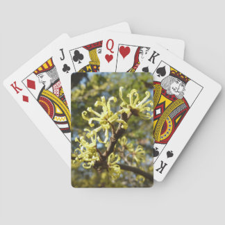 Witch Hazel Flowers Poker Cards