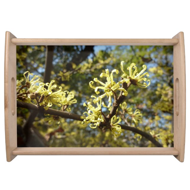 Witch Hazel Flowers Serving Tray (Front)