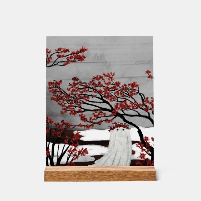 Witch Hazel Ghost Acrylic Sign (Front)