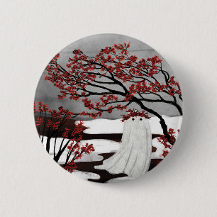 Witch Hazel Ghost Button