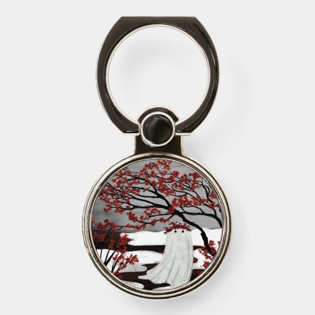 Witch Hazel Ghost Phone Ring Stand (Front)