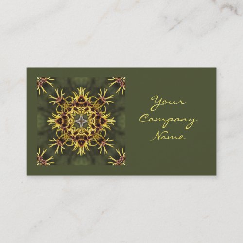 Witch Hazel pattern business card