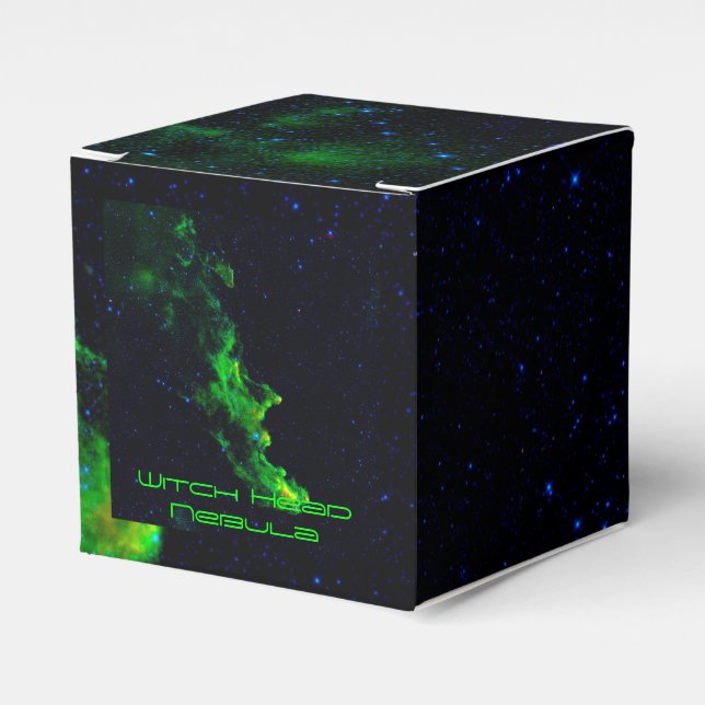 Witch Head Nebula astronomy image Favor Boxes (Front Side)